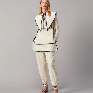 TORY BURCH NEW IVORY  PANTS SIZE 12. NWT PANTS ONLY. TUNIC WAS SOLD. ONLY PANTS